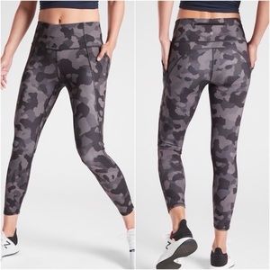 Athleta Lightning Camo 7/8 tight.